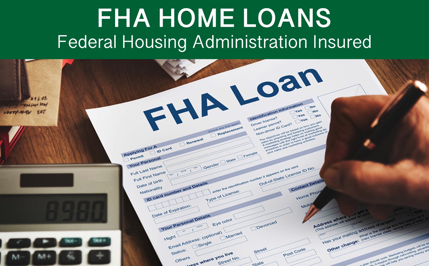 FHA Home Loan Financing, San Diego Home Loans FHA Mortgage Financing